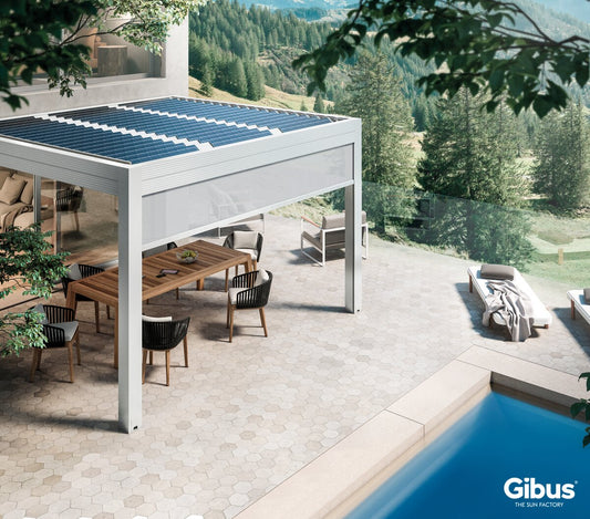 Pergola Bioclimatica Gibus E-PERGOLA