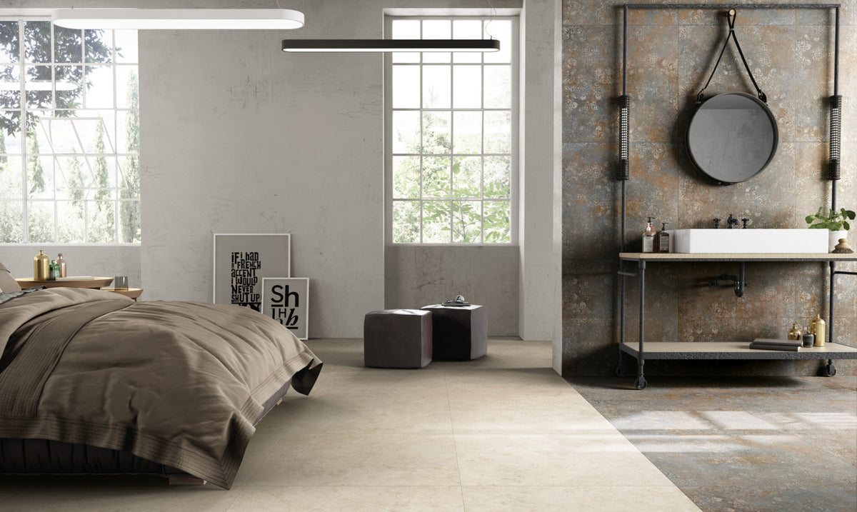 Pavimento in gres porcellanato  effetto pietra Century GLAM Beige 60x60