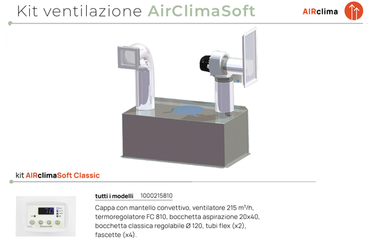 Kit ventilazione AirClima Soft CLASSIC