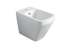 Sanitari Simas serie BADEN-BADEN filo muro: vaso, sedile soft close, bidet.