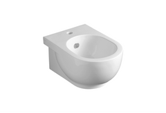 Sanitari Simas serie E-LINE sospesi: vaso, sedile soft close, bidet.