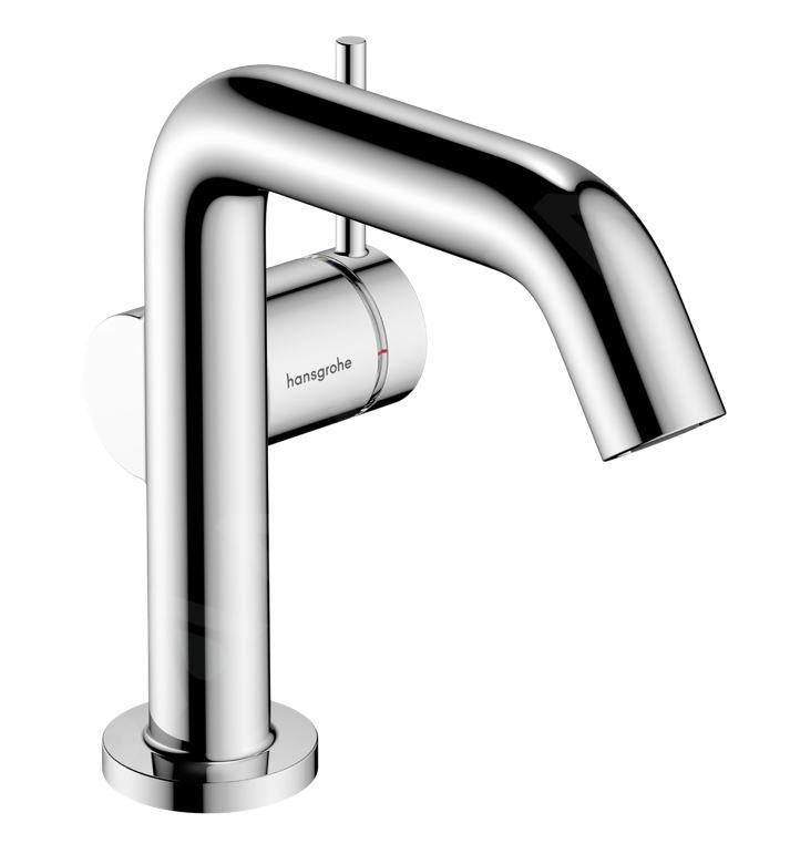 Miscelatore lavabo 110 Fine CoolStart con salterello Hansgrohe TECTURIS S cromo